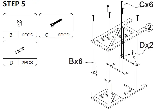 JAXSUNNY-HG61X1263-Three-tier-Versatile Side-End-Coffee-Table-Set-of-2-07
