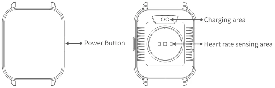 FreeYond 2303007W Smart Band Watch - Appearance