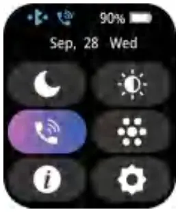 FreeYond 2303007W Smart Band Watch - Celling Function