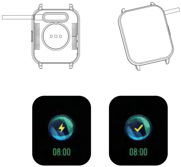 FreeYond 2303007W Smart Band Watch - Charging