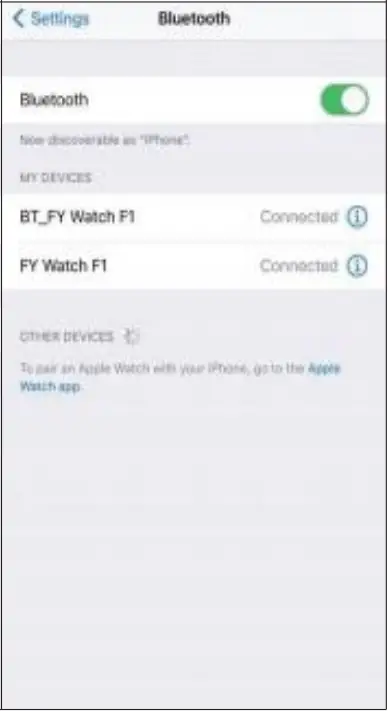 FreeYond 2303007W Smart Band Watch - Fy Watch F1 BT 1