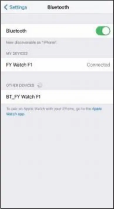 FreeYond 2303007W Smart Band Watch - Fy Watch F1 BT