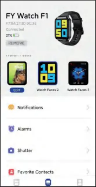 FreeYond 2303007W Smart Band Watch - Fy Watch F1