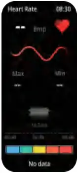 FreeYond 2303007W Smart Band Watch - Heart Rate