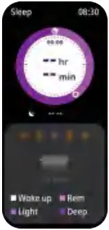 FreeYond 2303007W Smart Band Watch - Sleep