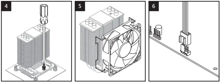 SILVeR MonKey SMX-CPUBRE-100 Breezy CPU Cooler-FIG6