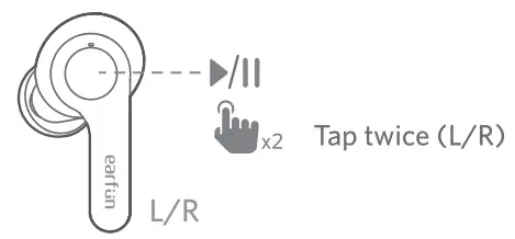 earfun TW200 True Wireless Earbuds -play