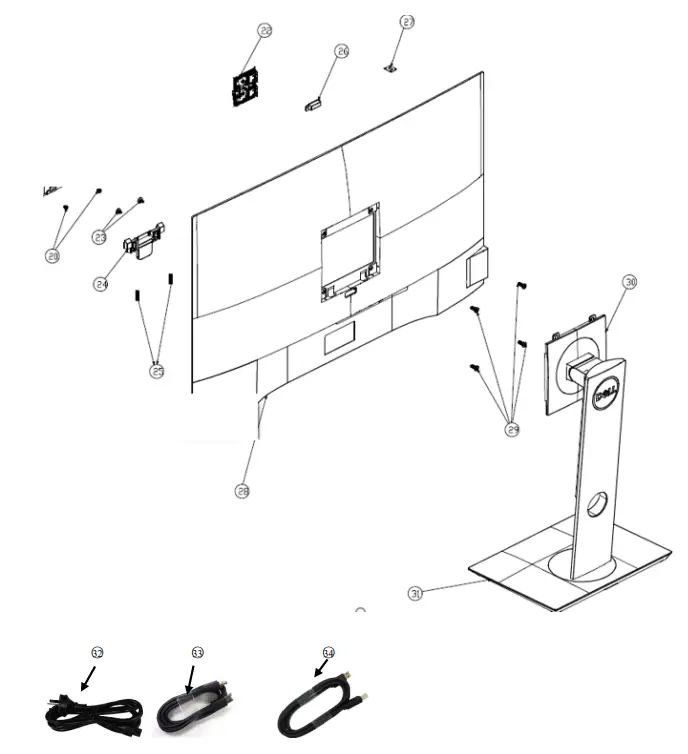 DELL P2720D Monitor - fig 2