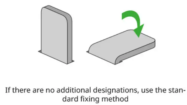 STANDARD FIXING OF FASTENERS