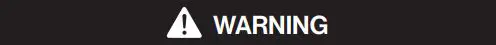 FURRION FBN12C33A1 Battery - warning