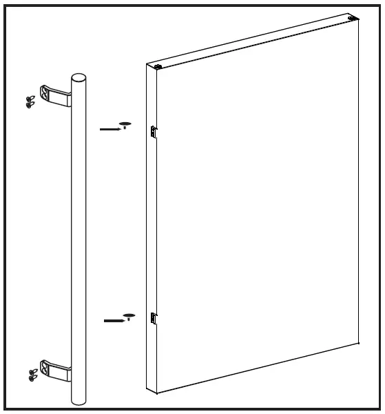 Silhouette DAR055D1BSSPRO Refrigerator installation 1