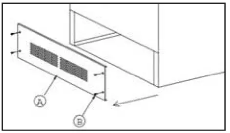 Silhouette DAR055D1BSSPRO Refrigerator installation 3