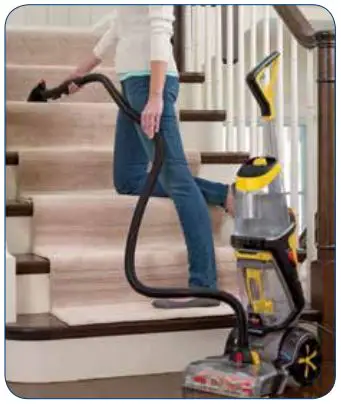 Bissell Proheat 2X Revolution Deep Cleaner - Deep clean your high-traffic stairs