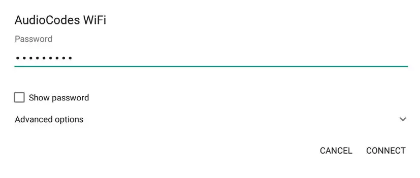 audiocodes C455HD Microsoft Teams WiFi IP Phone fig14