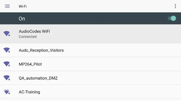 audiocodes C455HD Microsoft Teams WiFi IP Phone fig15