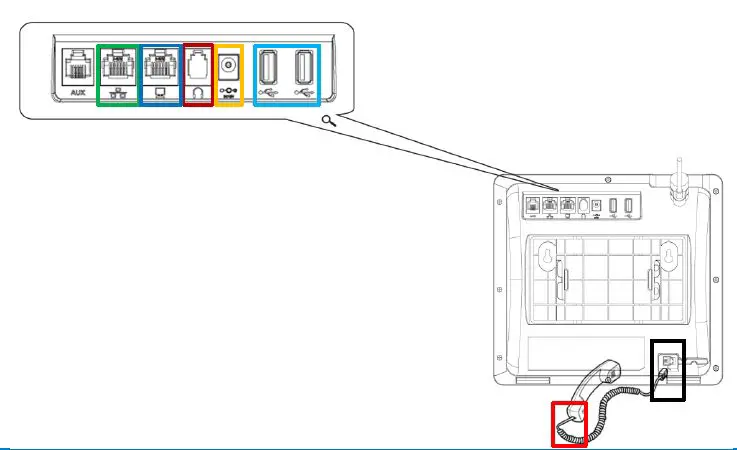 audiocodes C455HD Microsoft Teams WiFi IP Phone fig3