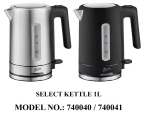 Nero Select Kettle 1L Instruction