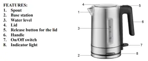 Nero Select Kettle 1L Instruction - General Safety Instructions