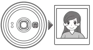 FUJIFILM 16670522 Instax Square SQ1 Instant Camera - Confirm the composition