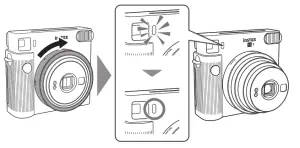 FUJIFILM 16670522 Instax Square SQ1 Instant Camera - Taking Pictures