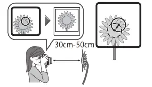 FUJIFILM 16670522 Instax Square SQ1 Instant Camera - Taking a closeup