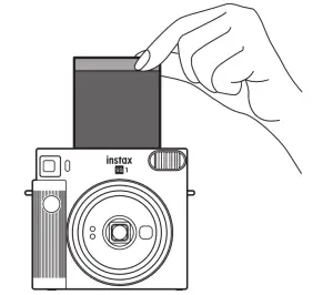 FUJIFILM 16670522 Instax Square SQ1 Instant Camera - ejecte film