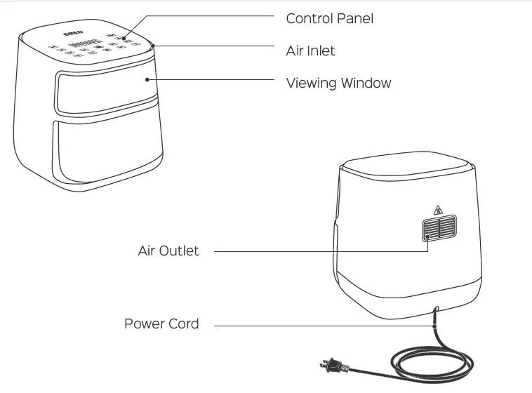 DREO DR-KAF001 Smart Control Air Fryer-fig3