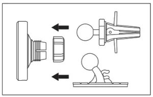 TUNAI Z10W06 Qi Wireless Car Charger-Operation5