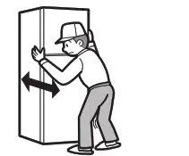 SHARP SJ-X380GP Double Door Refrigerator- Casters