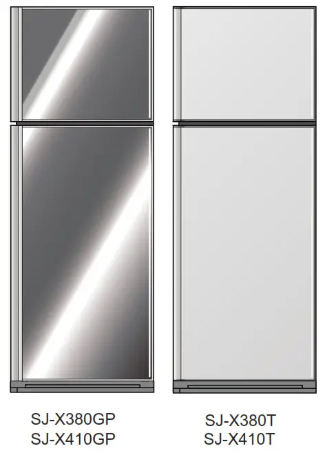 SHARP SJ-X380GP Double Door Refrigerator