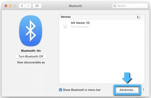 Advanced Bluetooth Settings