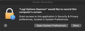 Screen Recording Access