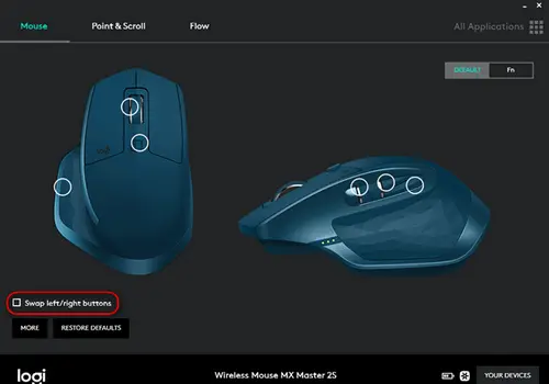 Swap Left and Right Mouse Buttons