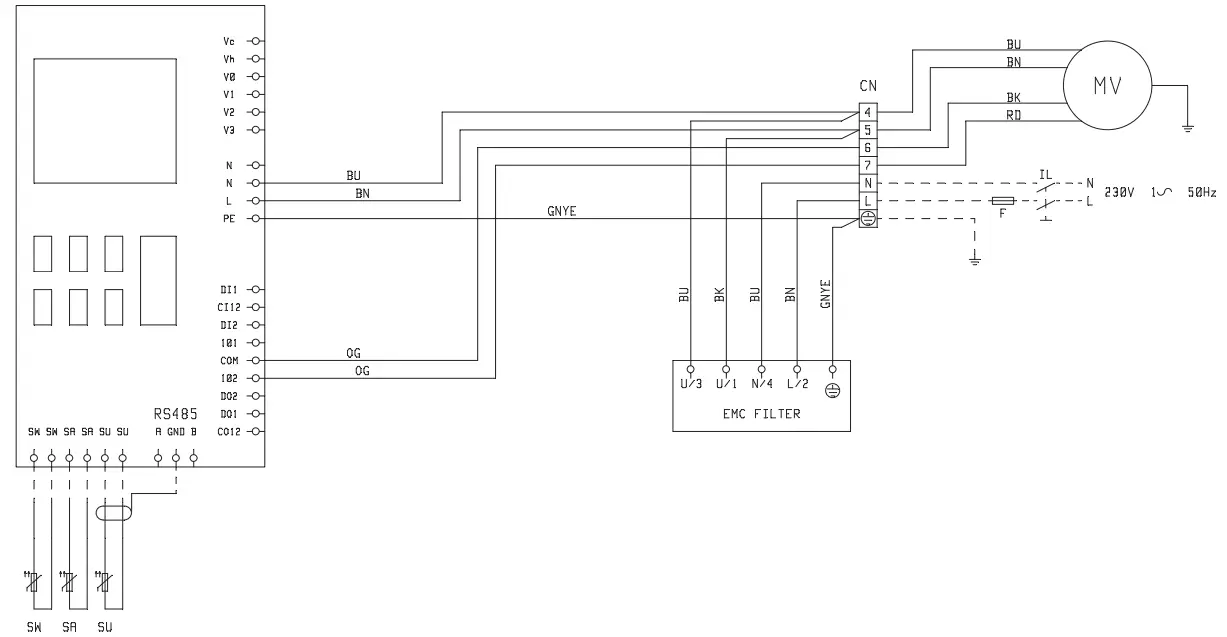 DAIKIN FWV FWZ Fan Coil Units - FWEC3 (FWZ-R-S) BLDC integrated