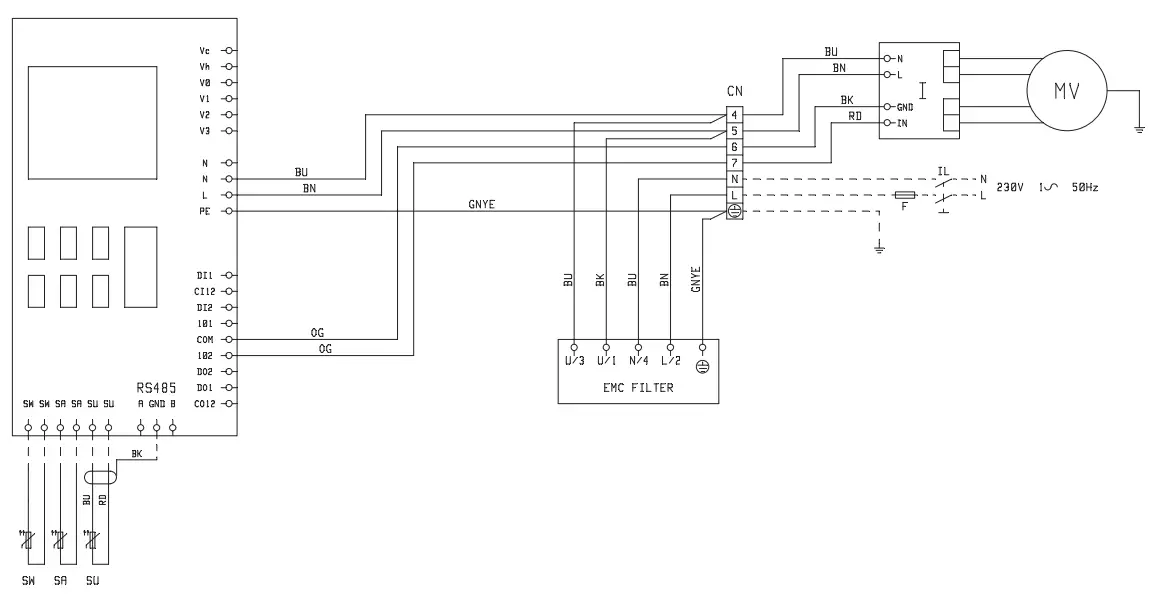 DAIKIN FWV FWZ Fan Coil Units - FWEC3 (FWZ-R-S) BLDC separate