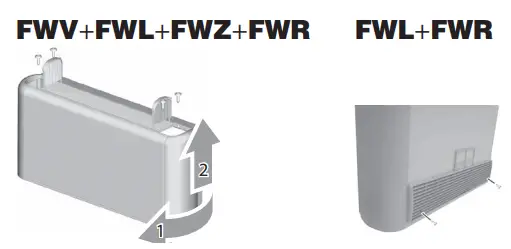 DAIKIN FWV FWZ Fan Coil Units - PARTS 1B