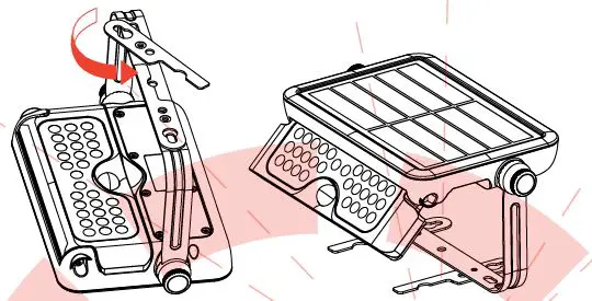 SOLTECH Solpad Solar LED Flood Light FIG-10