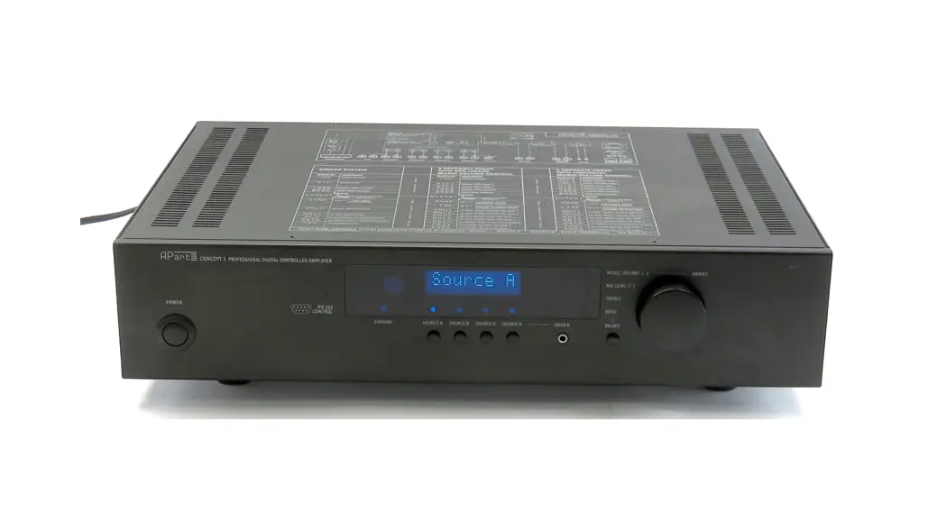 Apart Concept 1 Professional Integrated Amplifier Instruction Manual