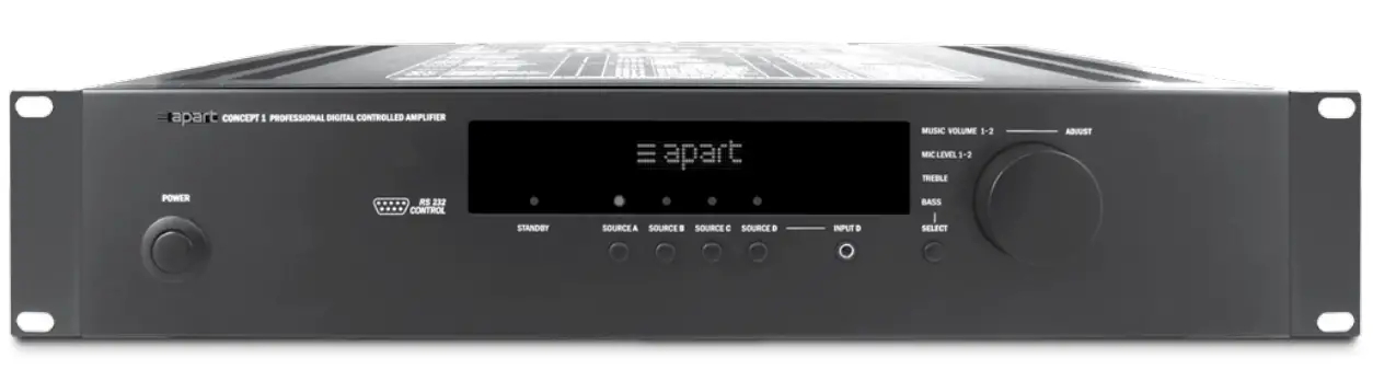 apart CONCEPT 1 Professional Integrated Amplifier