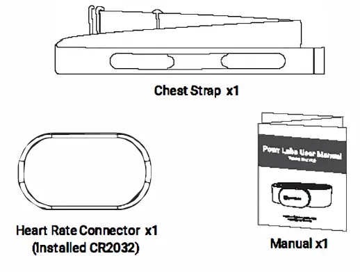 powrlabs HRM819 Heart Rate Monitor FIG 1