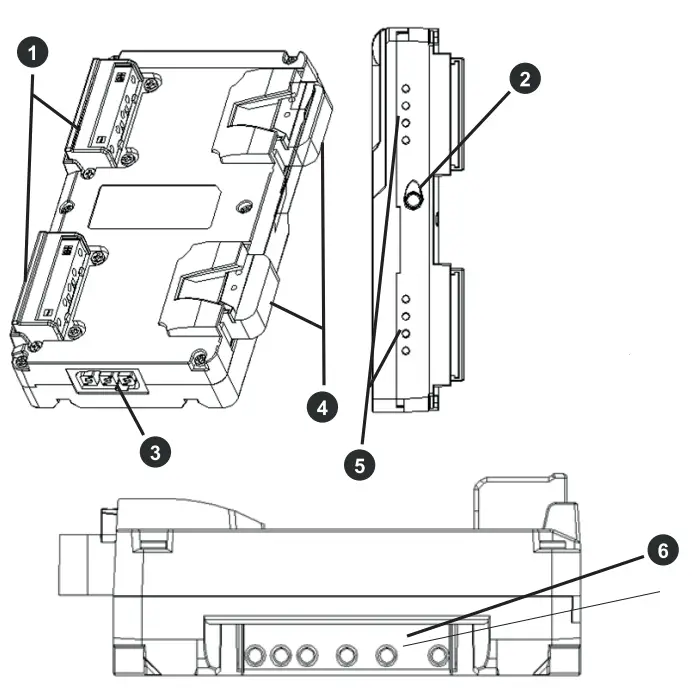 Jupio BVM0255 ProLine V-Mount Hotswap Adapter Plate for 2x V-Mount 1