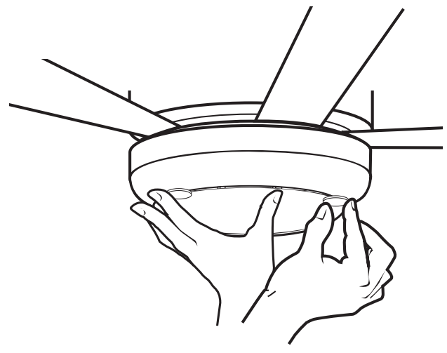 Westinghouse 7224200 Comet LED Indoor Ceiling Fan - LIGHT FIXTURE INSTALLATION