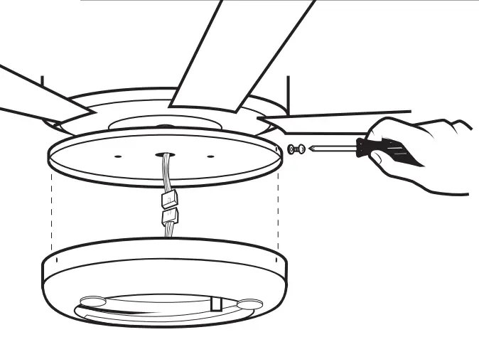 Westinghouse 7224200 Comet LED Indoor Ceiling Fan - LIGHT FIXTURE