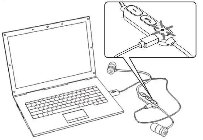 CRYSTALAUDIO BIE 04 In Ear Headphones with Magnetic Neck Holder - charging
