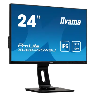 iiyama-ProLite-XUB2495WSU-B- 24” 3-Side-Borderless-Monitor-