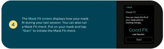 PHILIPS HH1551 Dreamstation 2 Auto CPAP Advanced with Humidifier - mask fit