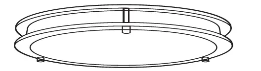 Luvoni ‎MCL-9131925DW LED Smart WiFi Flushmount Ceiling Light 1