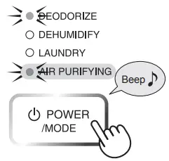 WHEN NOT USING FOR A LONG PERIOD OF TIME