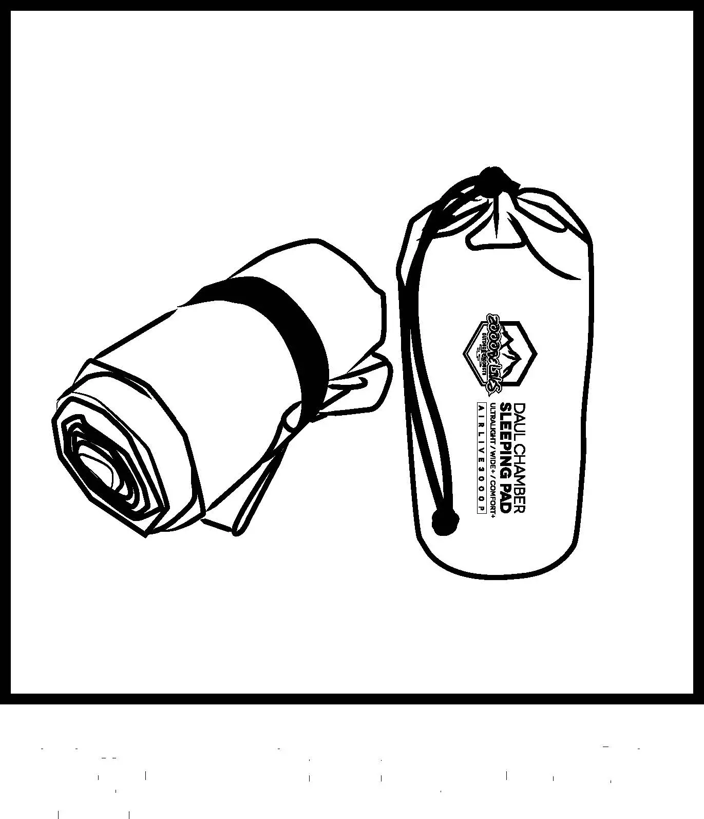 ZOOOBELIVES Airlive3000P Dual Chamber Backpacking Sleeping Pad 9