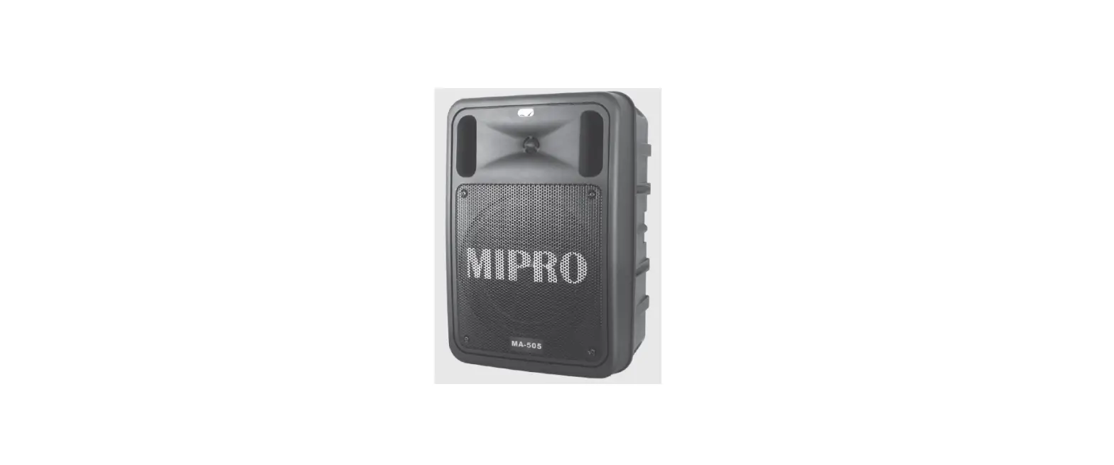 Mipro Ma-505 Extension Speaker User Guide